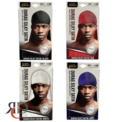 ZIQ DURAG SILKY SATIN 1CT